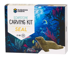 Studiostone Creative soapstone Carving Kit-Seal