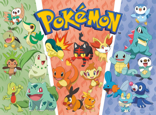 Pokemon Starters 100pc Puzzle