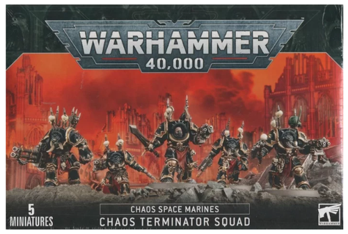 Warhammer 40k Chaos Space Marines Chaos Terminator Squad #43-19