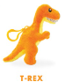 Dinosaur Scented Backpack Clip