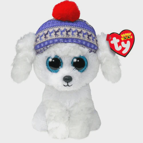 TY Beanie Boos Sleighbell the White Dog