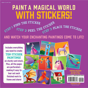 Paint by Number Sticker-Unicorn & Magic