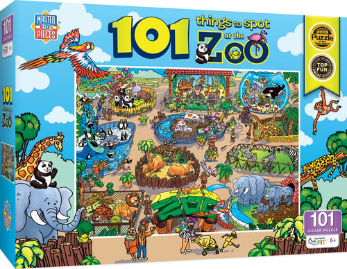 101 Things to Spot - At the Zoo 100pc Puzzle