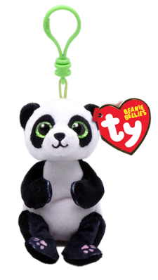 Ty Beanie Bellies Ying the Panda Keychain