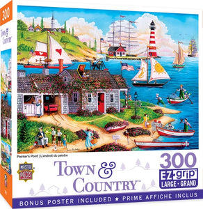 Town & Country - Painter's Point 300pc EzGrip Puzzle