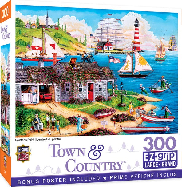 Town & Country - Painter's Point 300pc EzGrip Puzzle